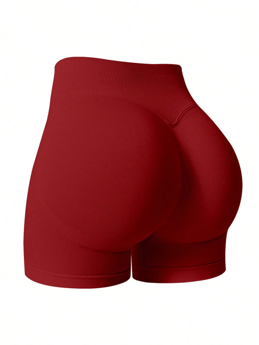 Ncmryu Women'S Seamless Butt Lifting Shaping Gym Sports Shorts